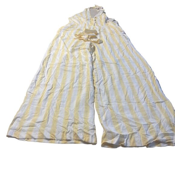 Tularosa Women’s Regina Jumpsuit White & Yellow XL NWT $198 (3-6) - Picture 6 of 7
